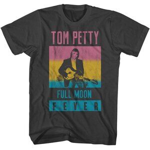 Tom Petty T-Shirt Full Moon Fever Rock Band Music Fan Graphic Retro 73